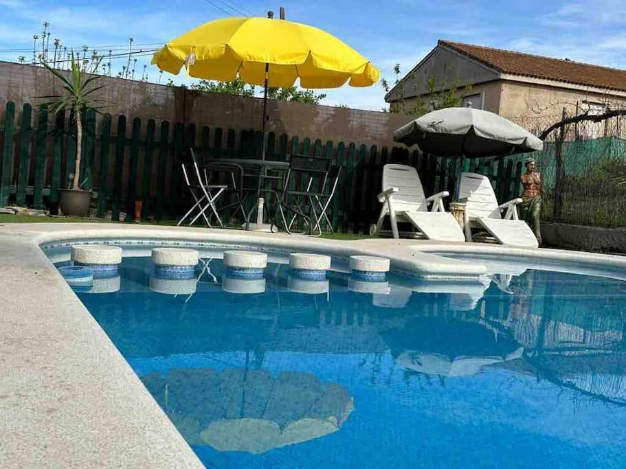 Casa Rural A 4Km De Murcia Con Piscina Y Spa Caliente Exterior foto